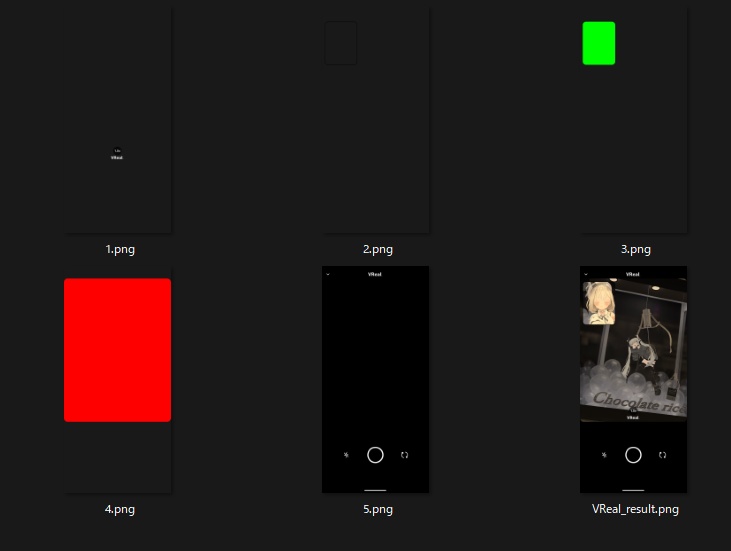 VRealフォトフレーム(BeReal風)