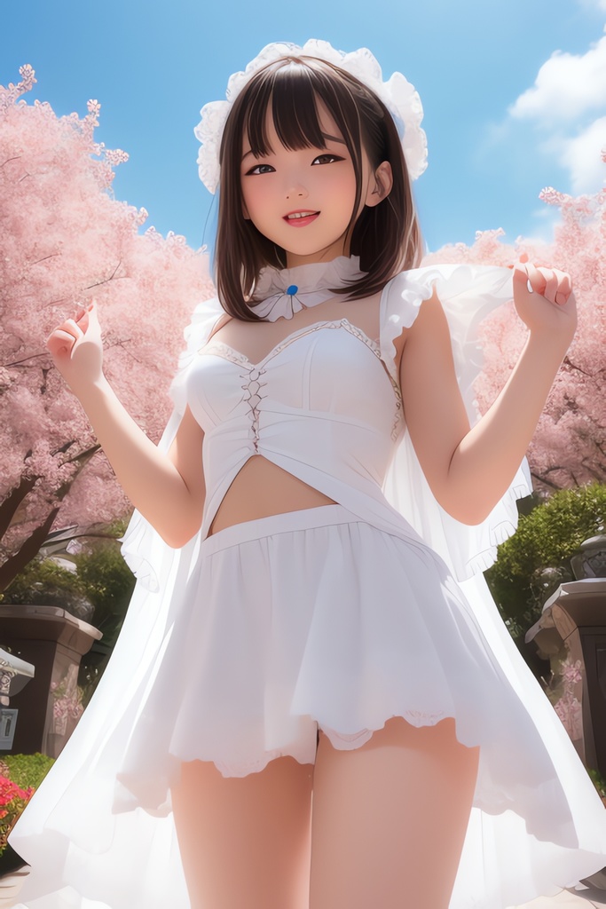 純白の美少女CGイラスト集※リアル8