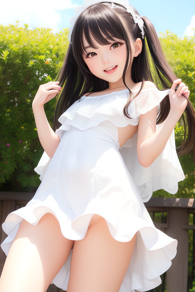 純白の美少女CGイラスト集※リアル7