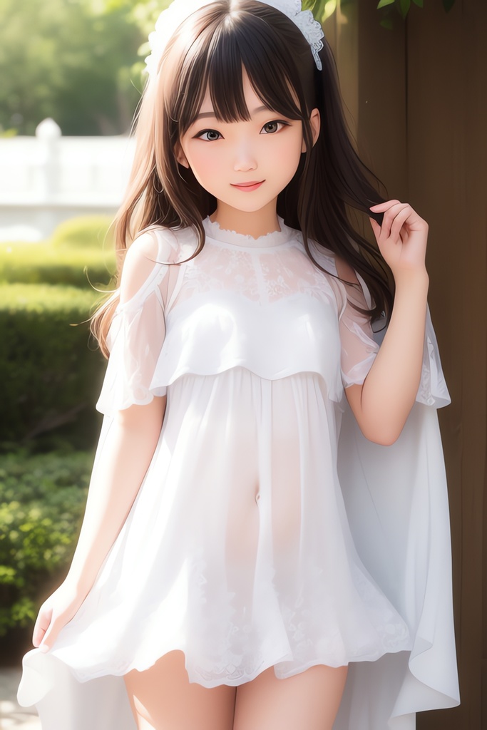 純白の美少女CGイラスト集※リアル7