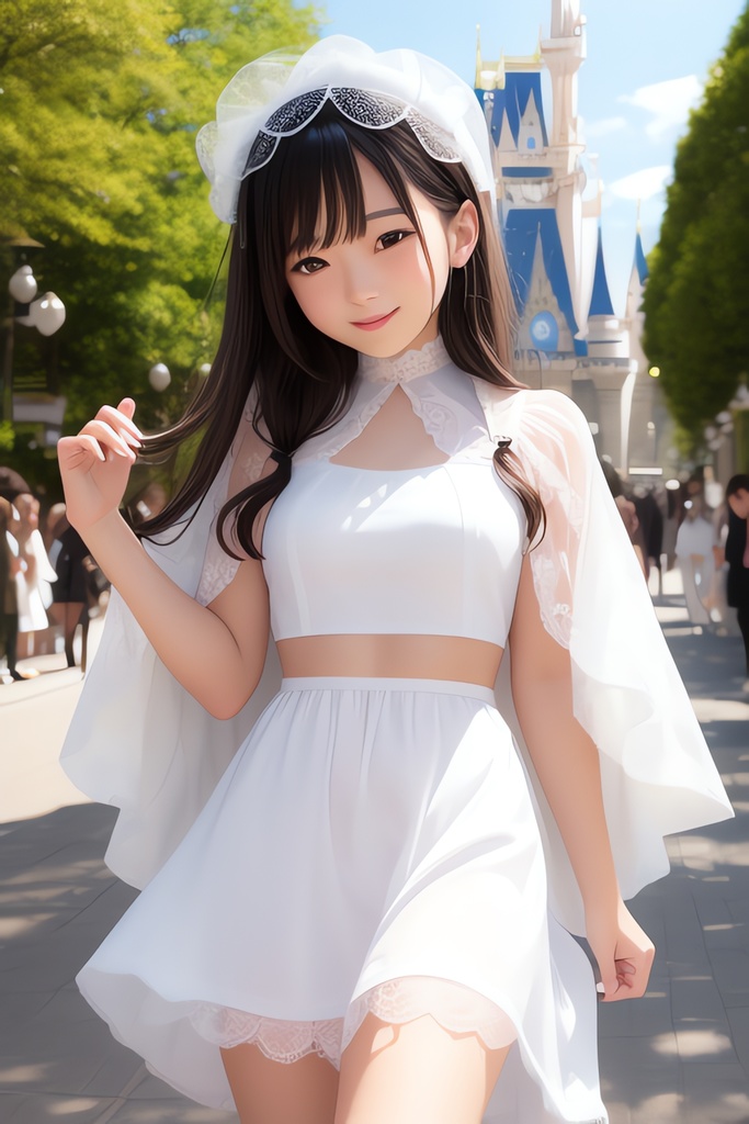 純白の美少女CGイラスト集※リアル7