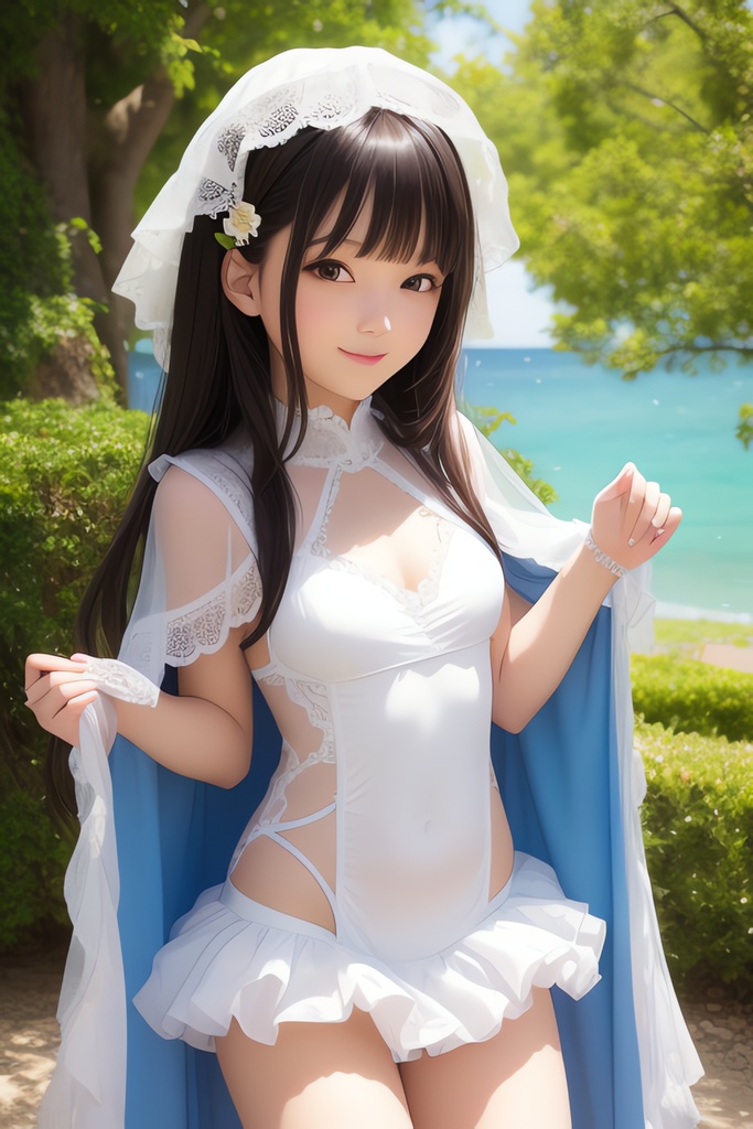 純白の美少女CGイラスト集※リアル6