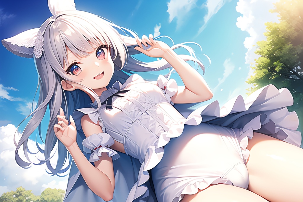 純白の美少女CGイラスト集※アニメ