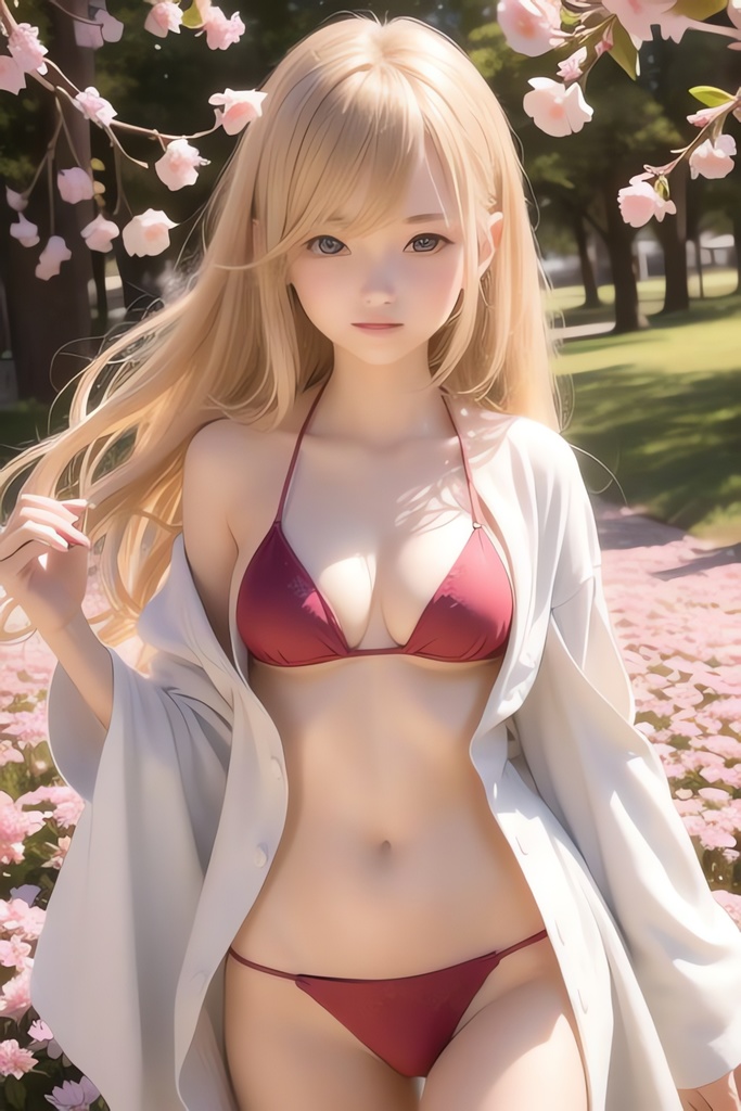 桜の季節と純白の美少女AIイラスト集リアル その2