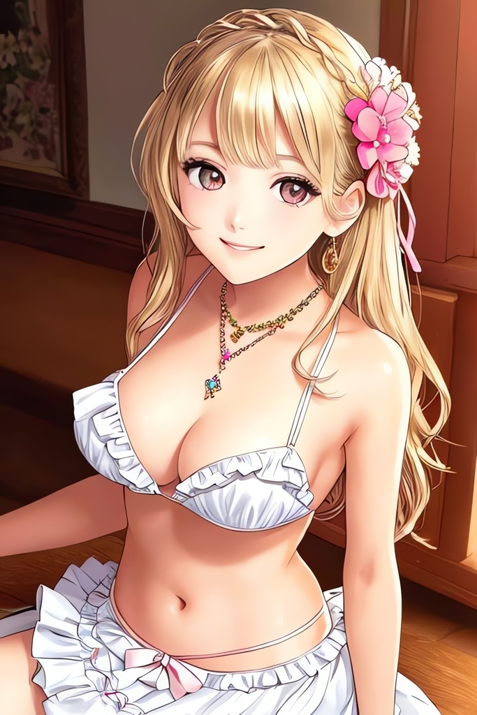 【500枚】マイクロビキニメイド美少女AIイラスト集※アニメ