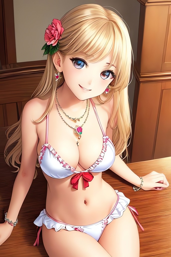 【500枚】マイクロビキニメイド美少女AIイラスト集※アニメ