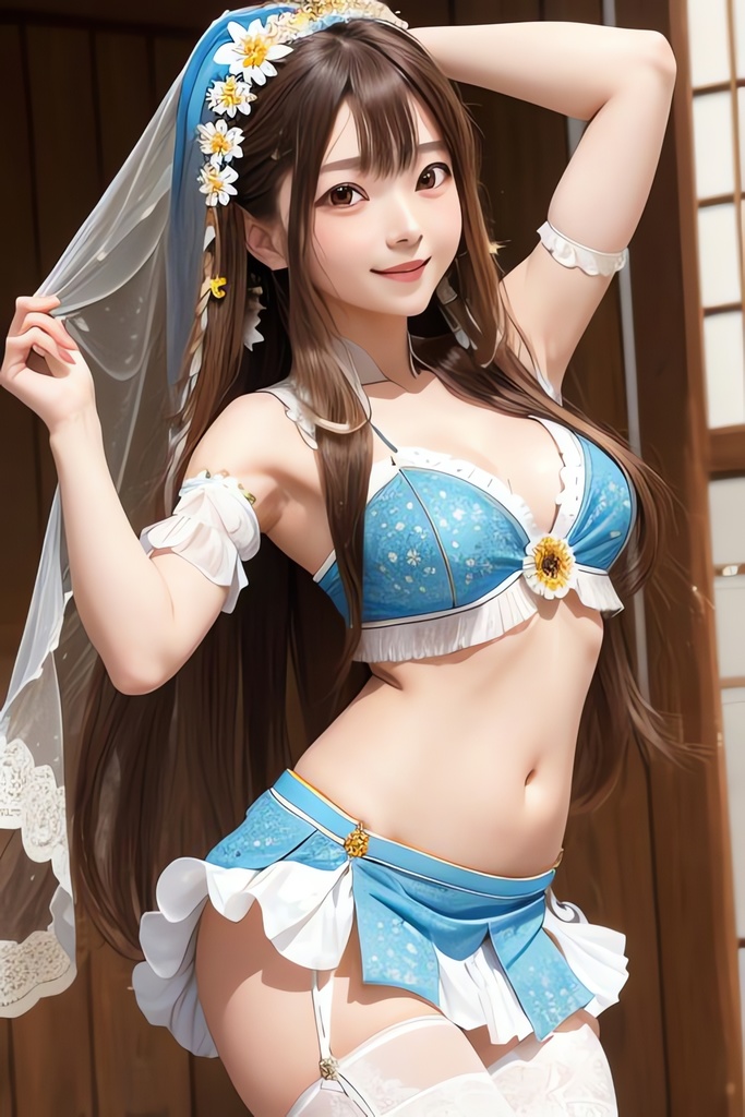 踊り子の美少女AIイラスト集※リアル
