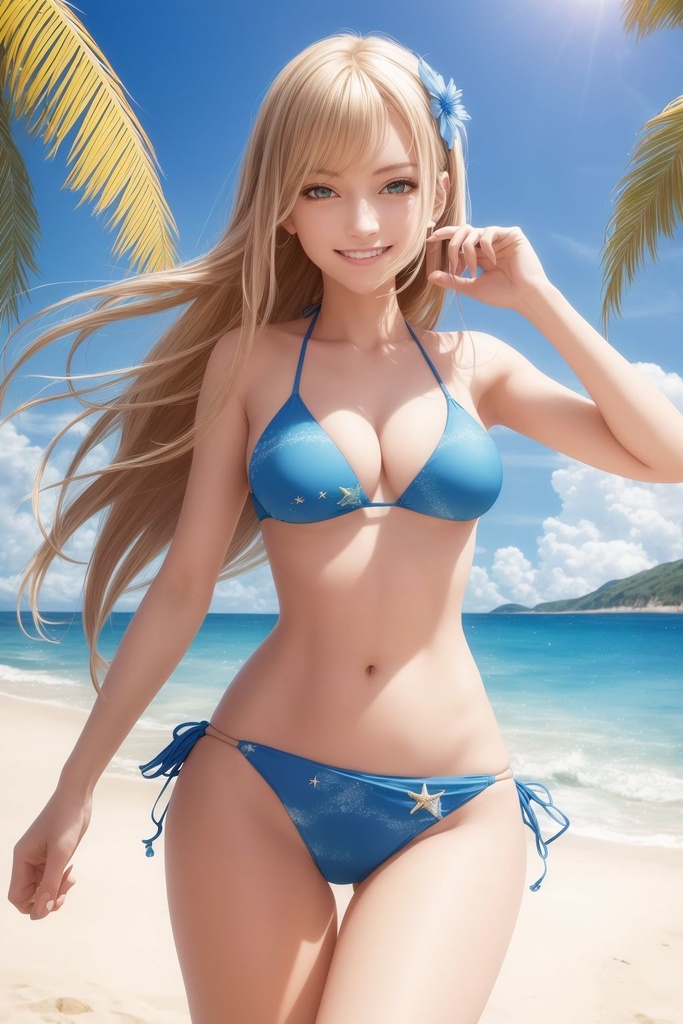 AI生成 パイパン ビーチの天使 スレンダー美女AIイラスト集※リアル(100枚) - 冒険者 - BOOTH