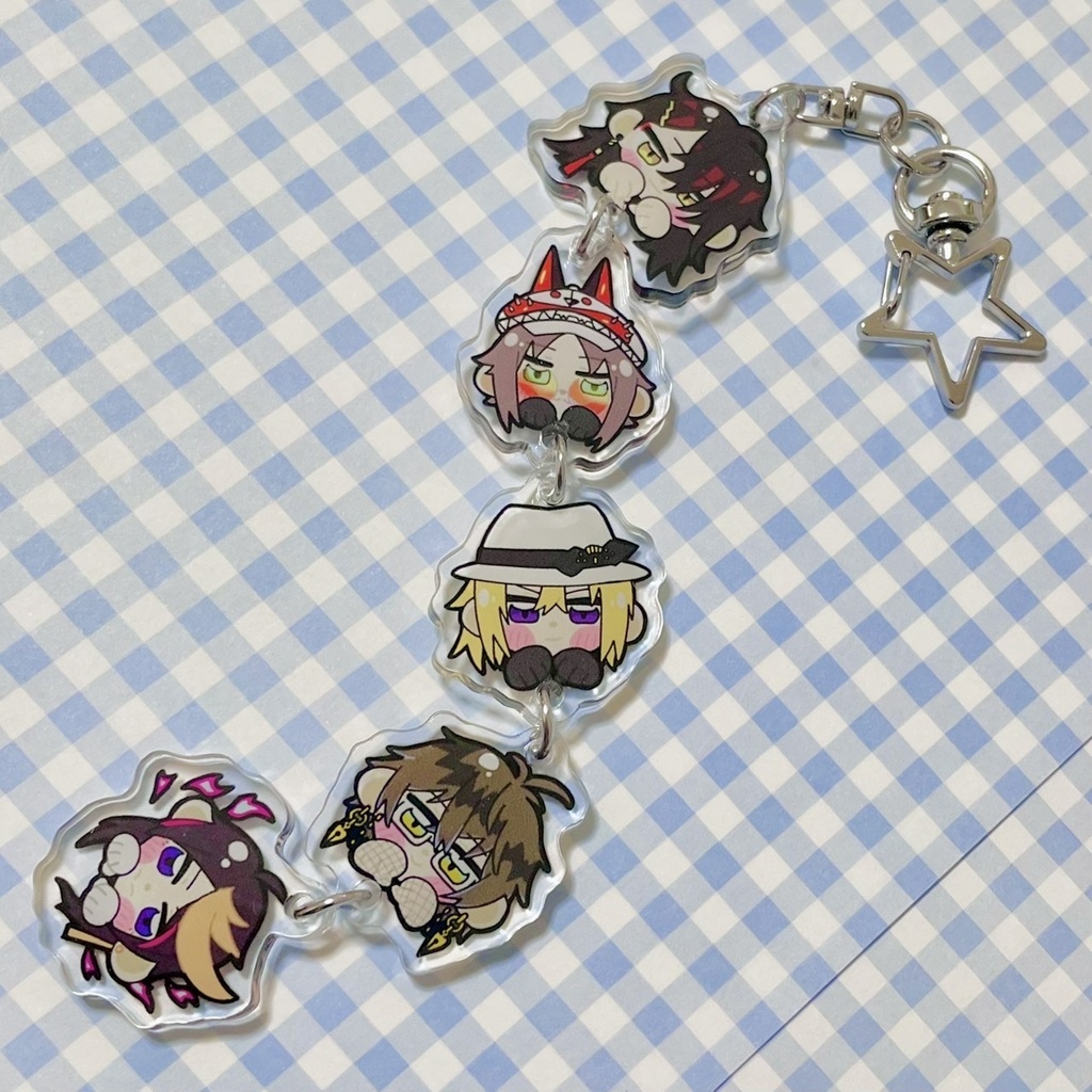 【Luxiem】5連アクリルキーホルダー