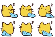 ピクリエ用アバター：ねぼすけにゃんぷっぷー