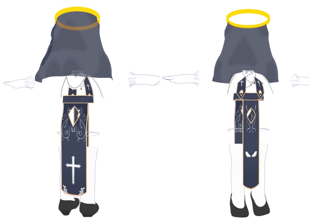 【複数アバター対応】聖楚シスター