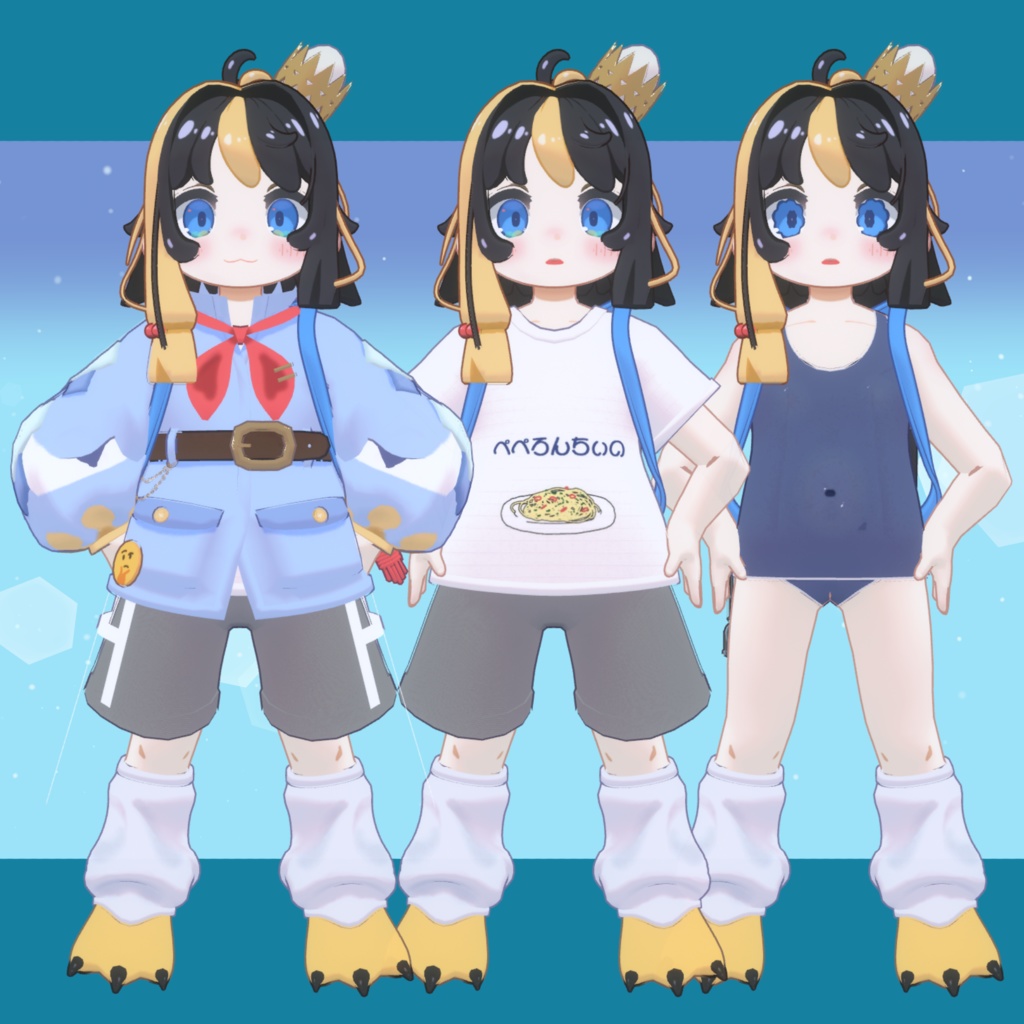 オリジナル3Dモデル「ロペペ」