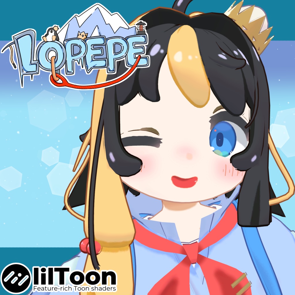 オリジナル3Dモデル「ロペペ」