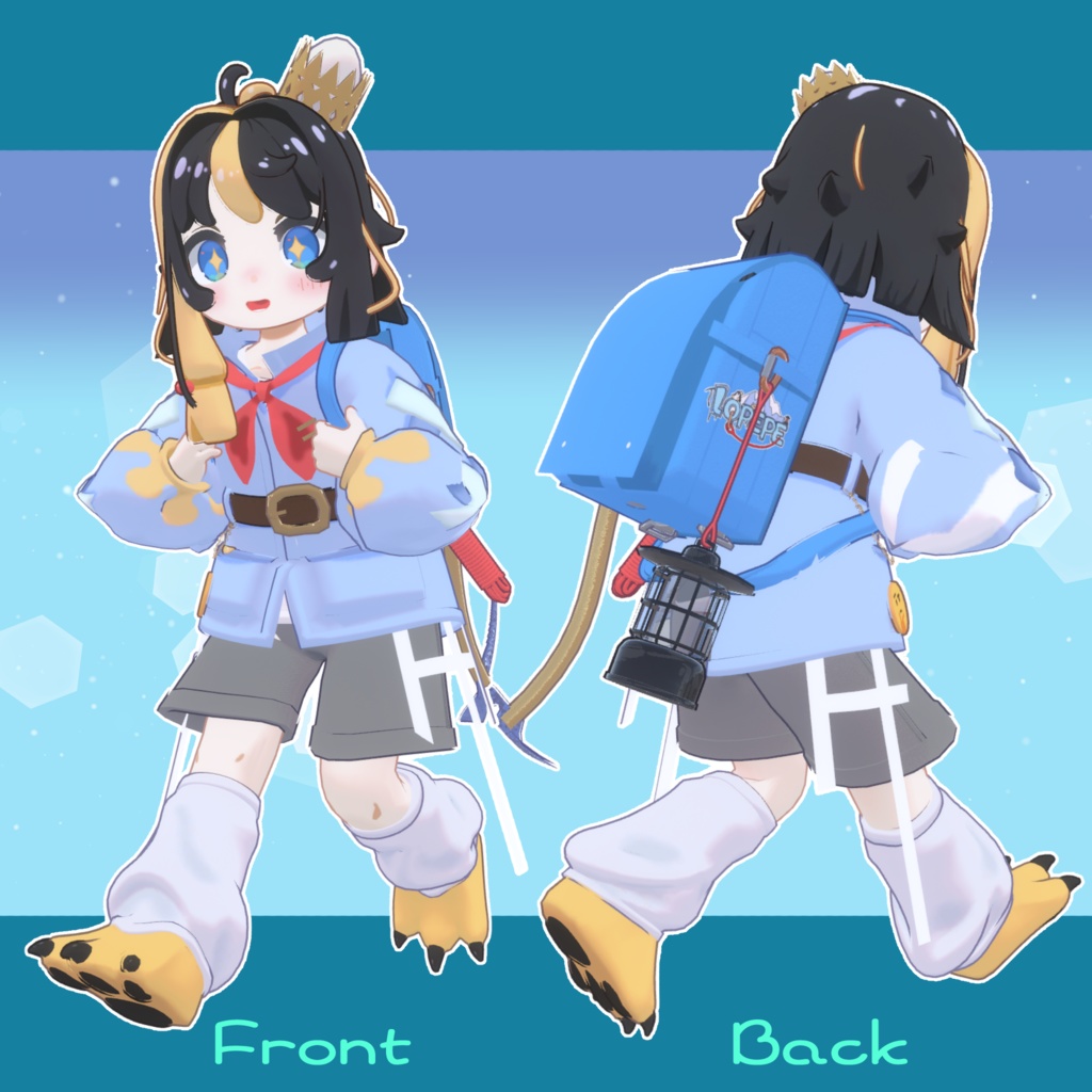 オリジナル3Dモデル「ロペペ」