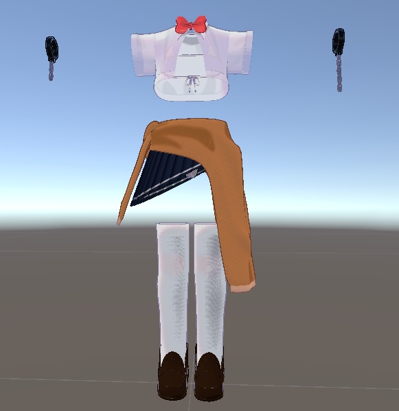 ずらしギミック付き!拘束違反透けギャル性服