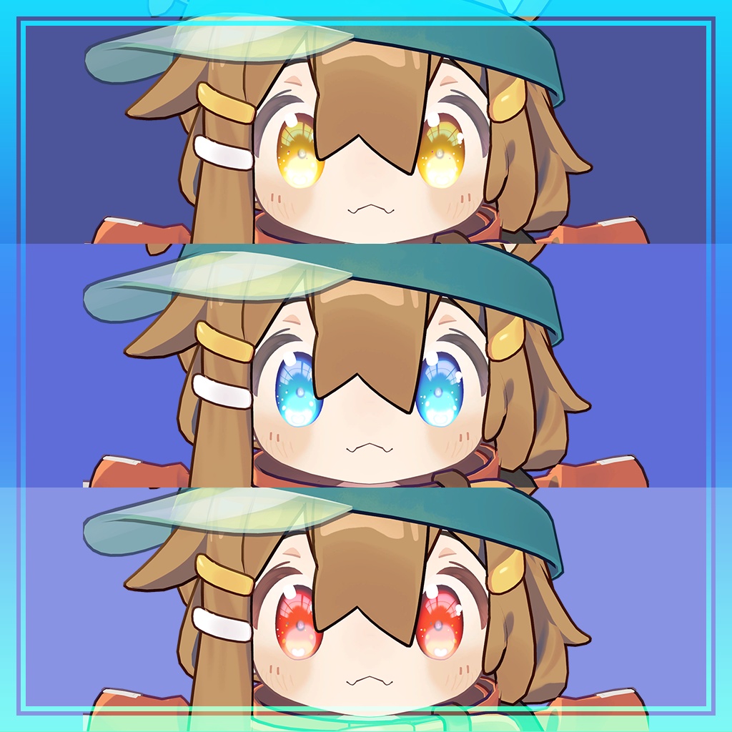 【まめひなた -Mamehinata-対応】うるツヤEye Texture