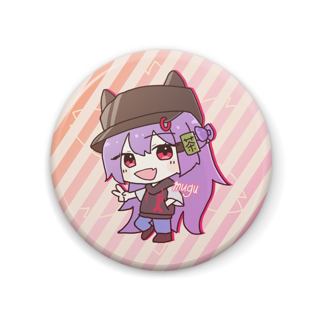 むぐー 缶バッジ1
