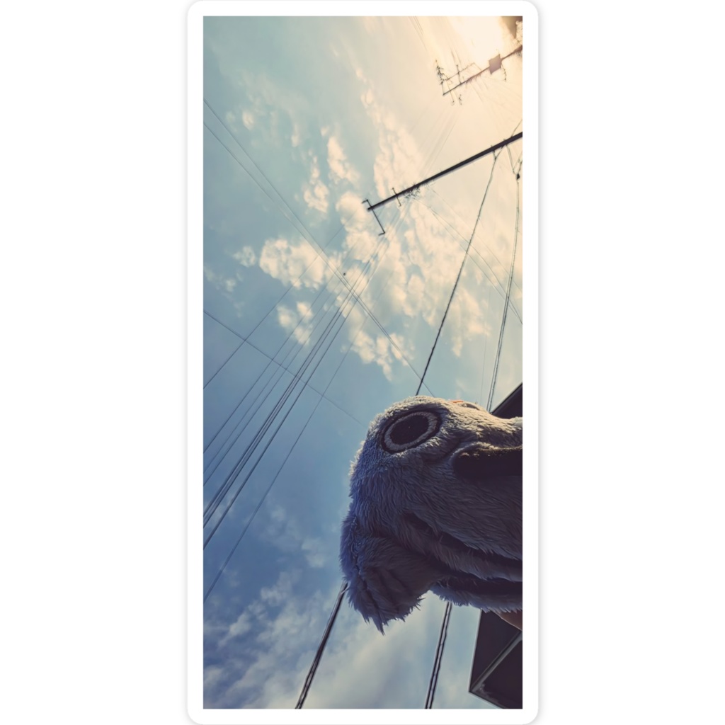 おさかなステッカー(夕焼け)