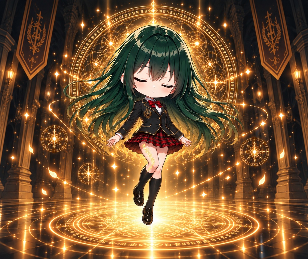 【ニケの紋章】SDアシーナ ― 神術展開 ― ガラスマウスパッド