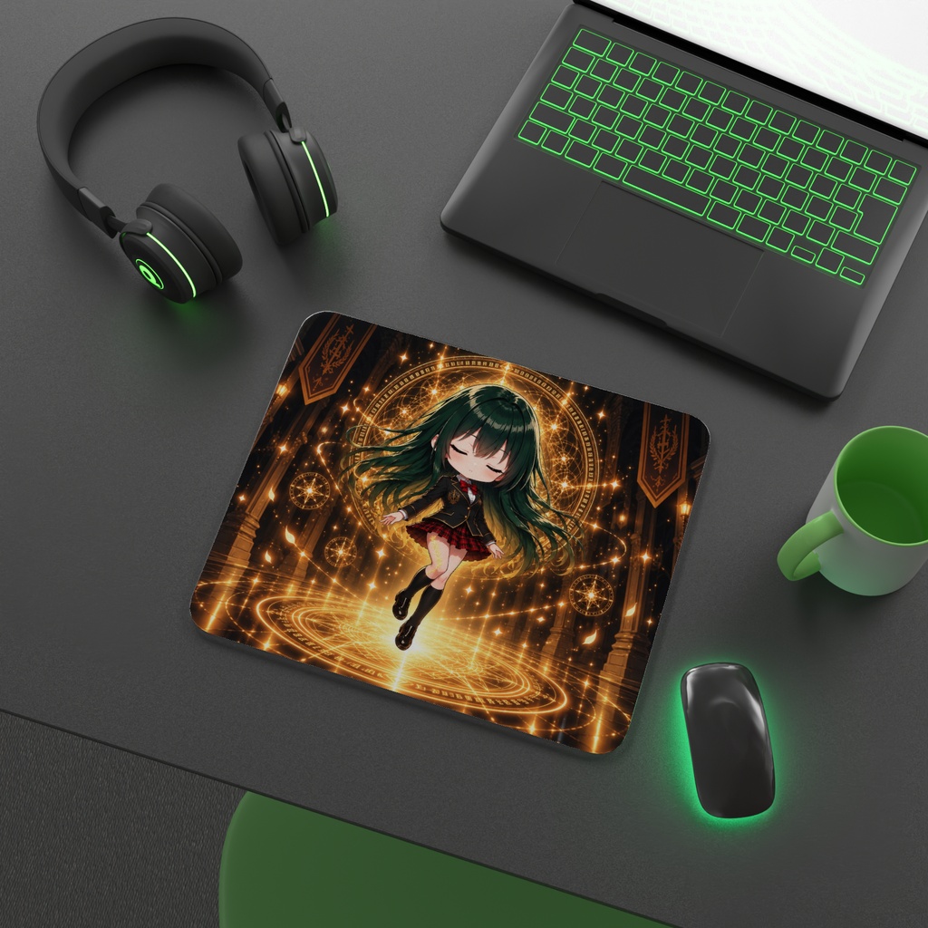 【ニケの紋章】SDアシーナ ― 神術展開 ― ガラスマウスパッド