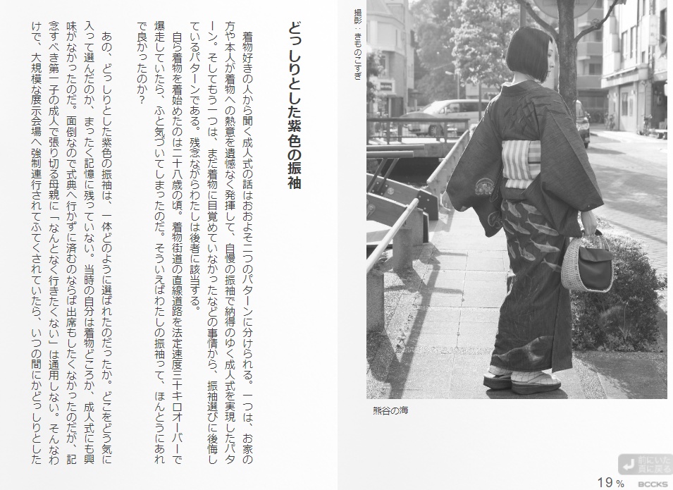 着物のエッセー 週末着物の三年間(紙本)