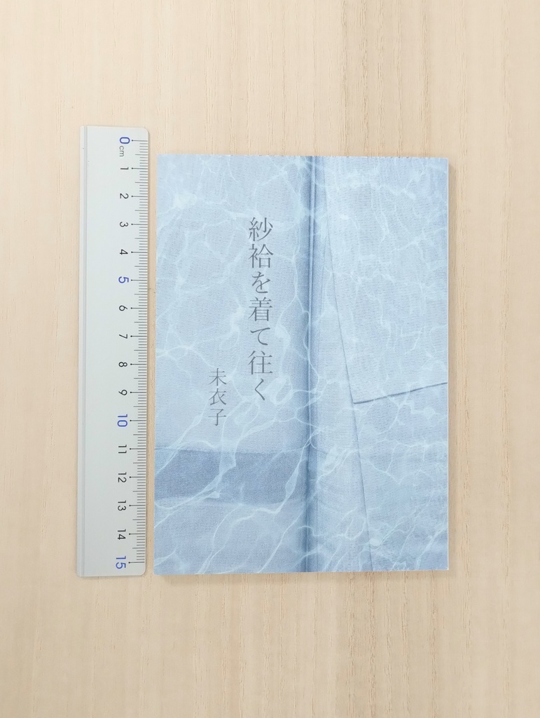 着物の小説 紗袷を着て往く(紙本)