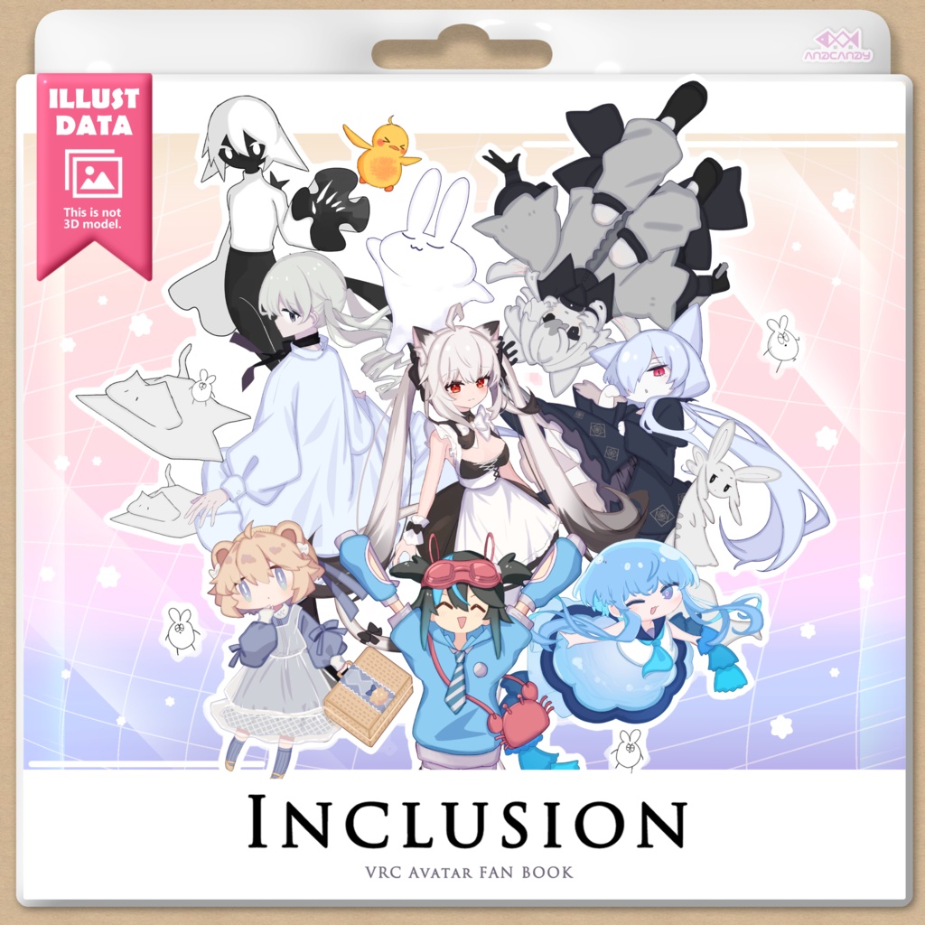 【VRChatイラスト集】INCLUSION