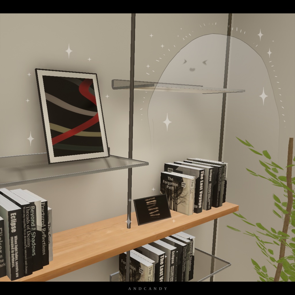 【VRChat向け】INTERIOR ARTSET「Along」【素材集】