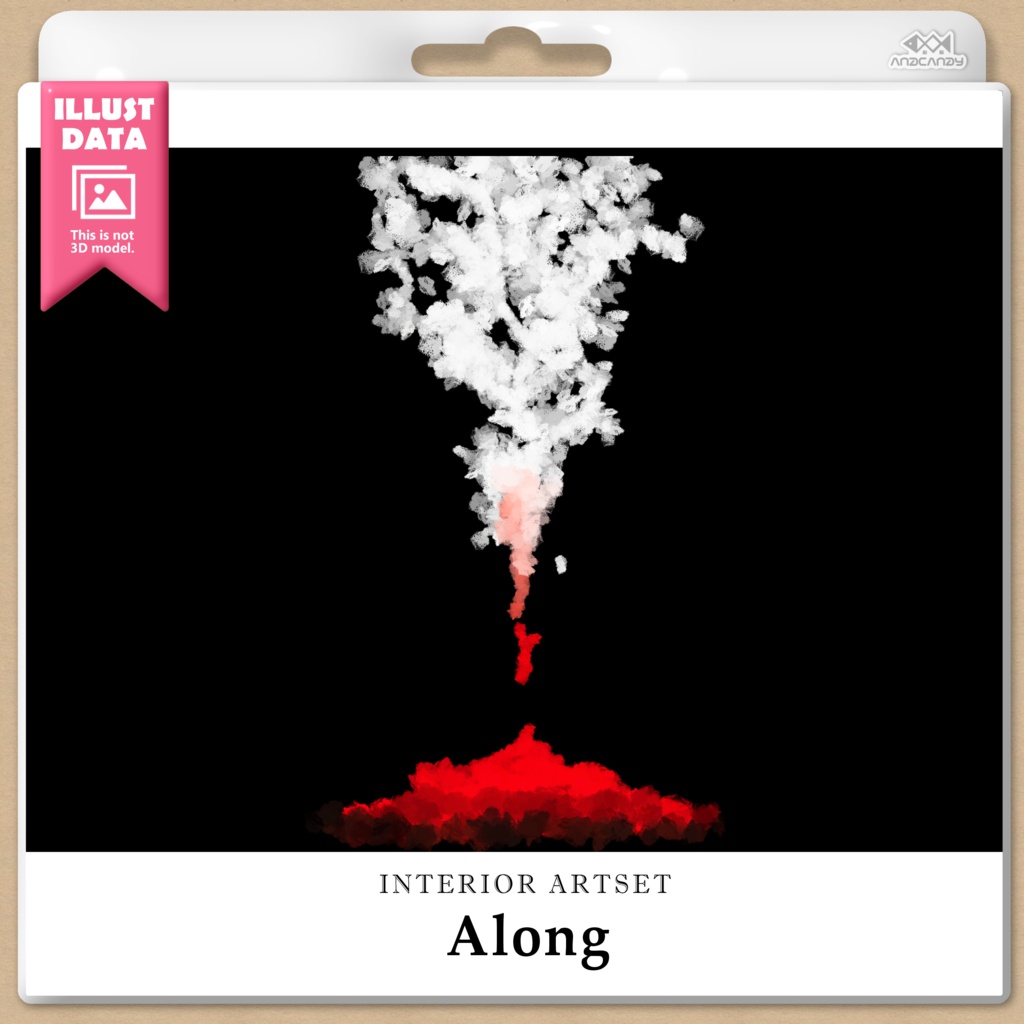 【VRChat向け】INTERIOR ARTSET「Along」【素材集】