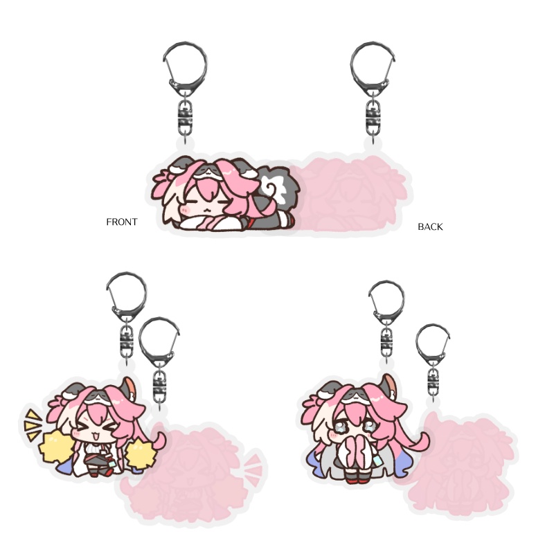 3D ACRYLIC KEYHOLDER「Vol.2 KOMANE 3SET」