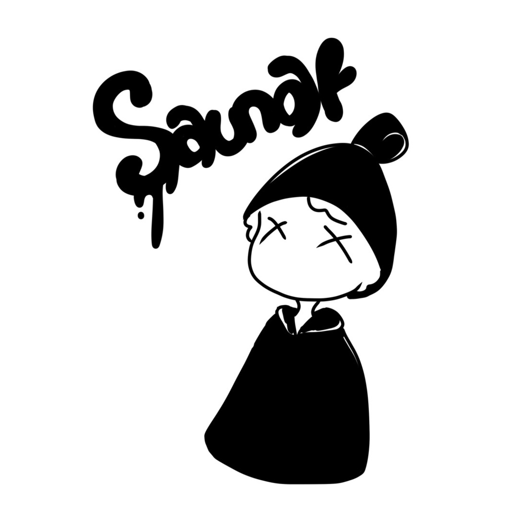 saunnerTシャツ大柄バージョン