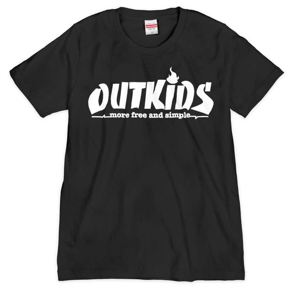 文字ロゴTシャツ