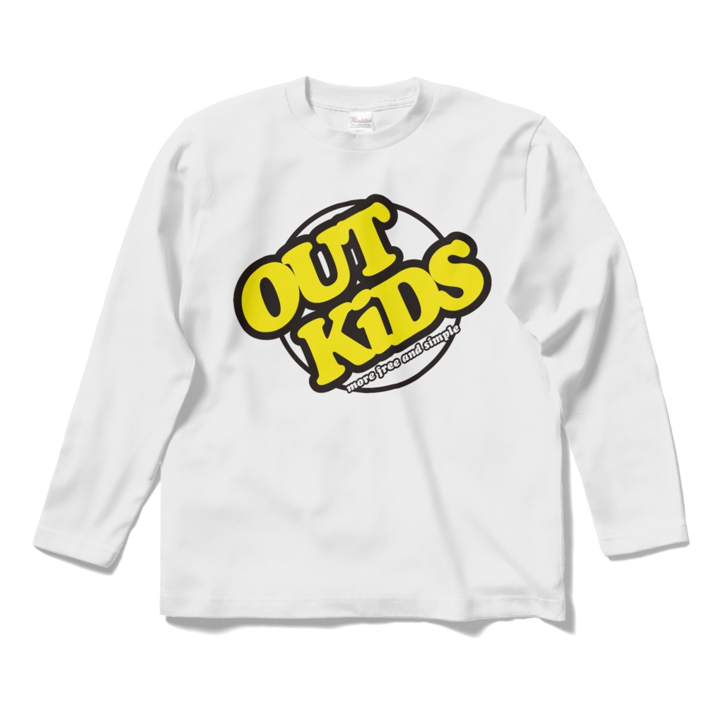 文字丸ロゴTロングスリーブ