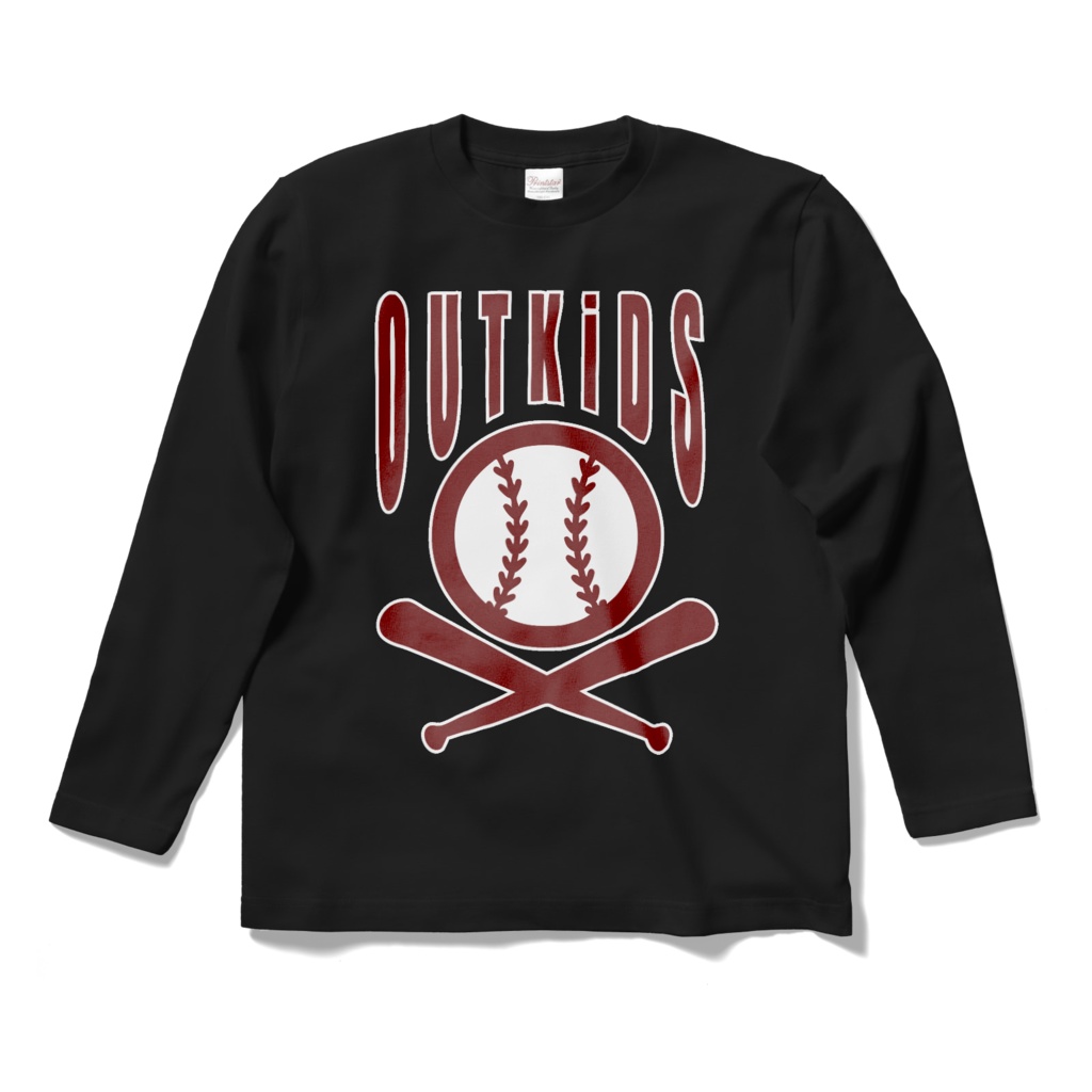 野球柄ロングスリーブ