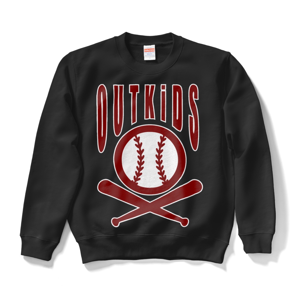 野球柄スウェット