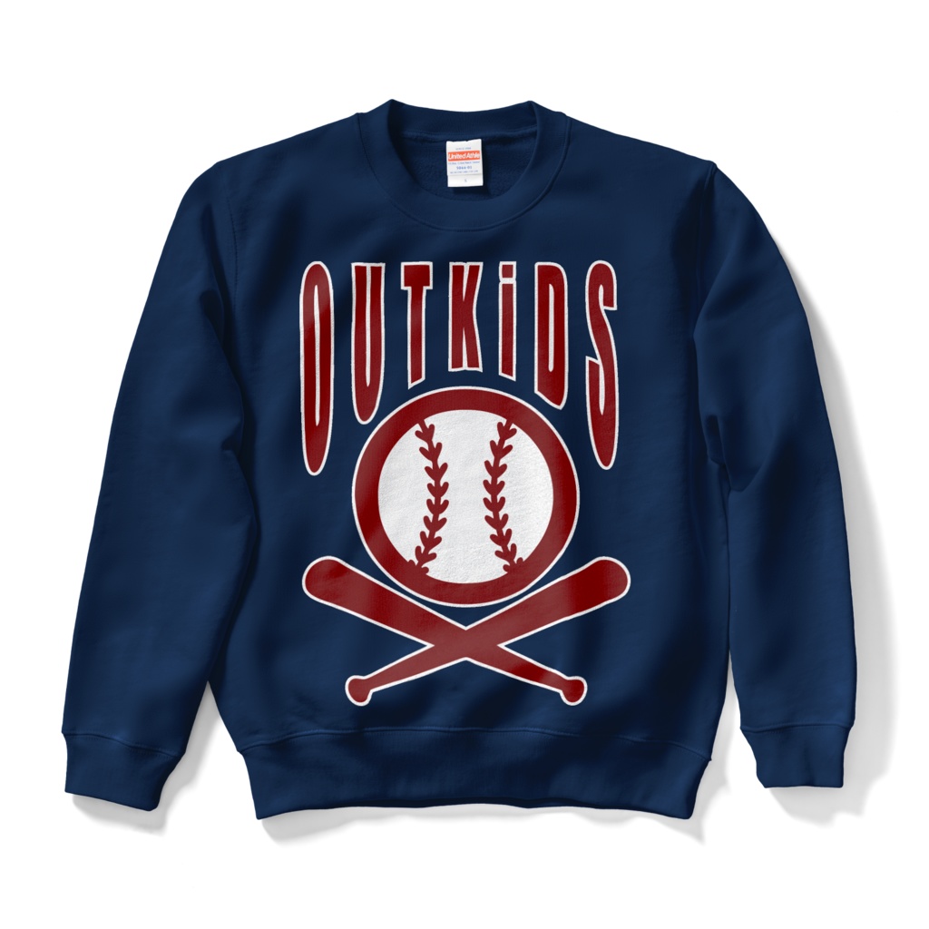 野球柄スウェット