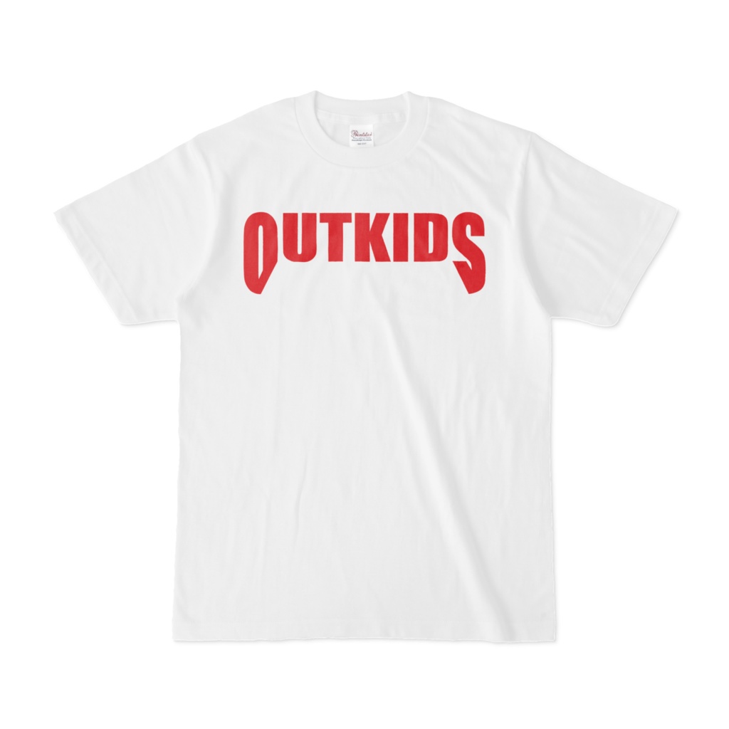 OUTKIDS文字ロゴTシャツ
