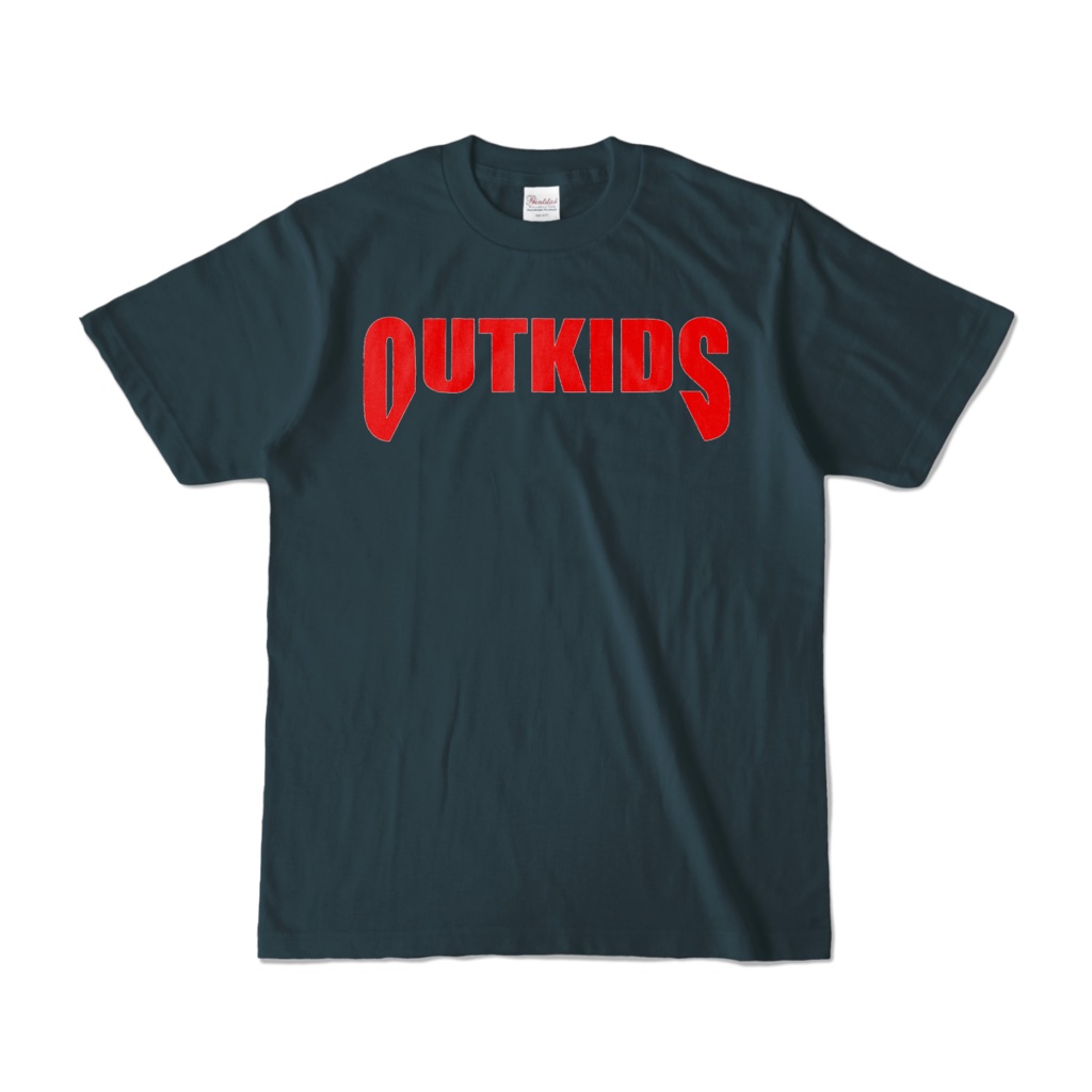 OUTKIDS文字ロゴTシャツ