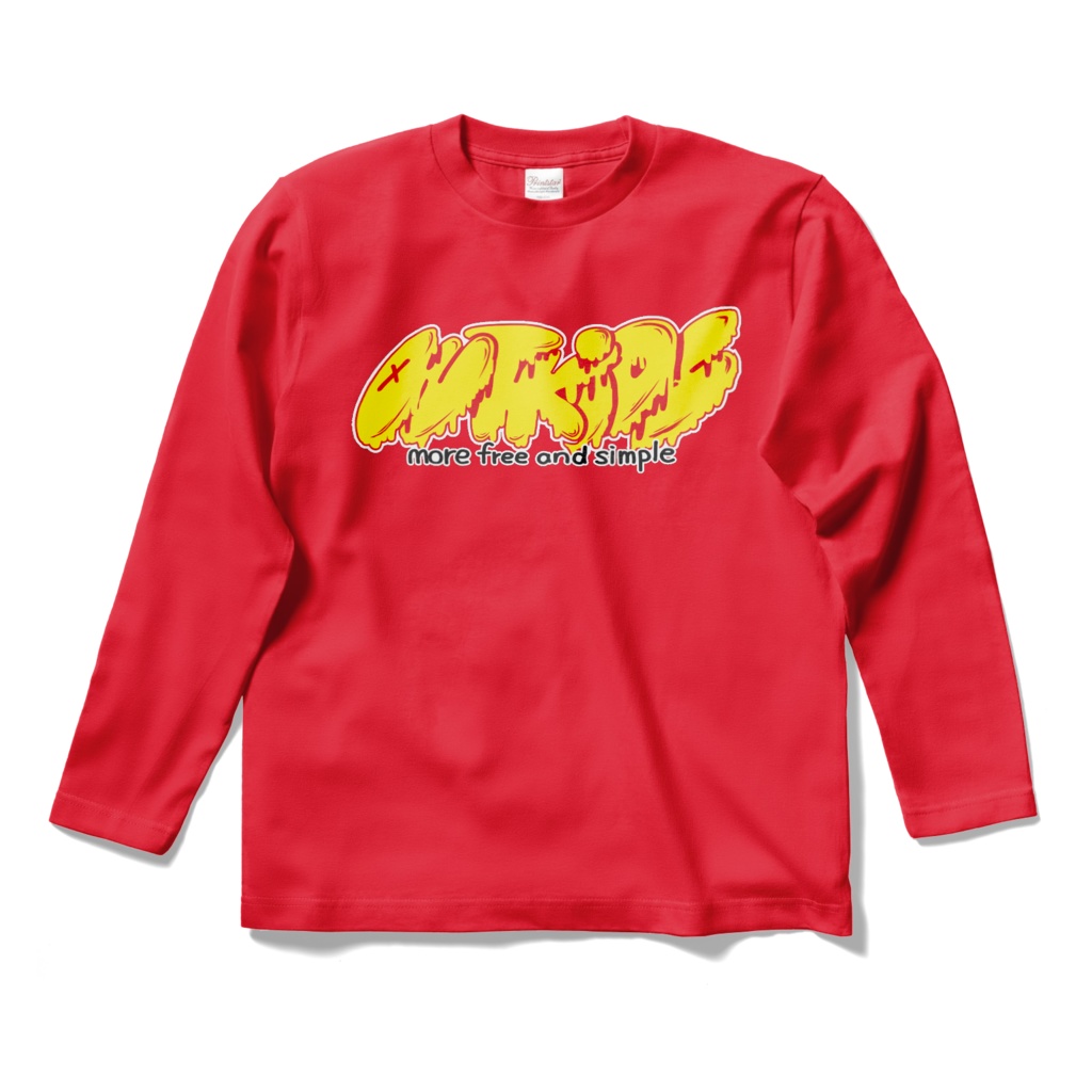 ドロドロ文字ロングスリーブ