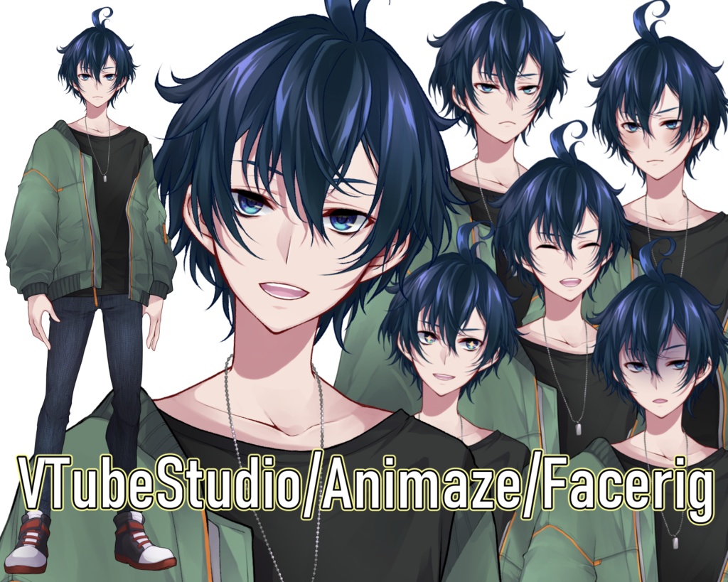 Animaze/FaceRig/VTubeStudio用　Live2Dモデル