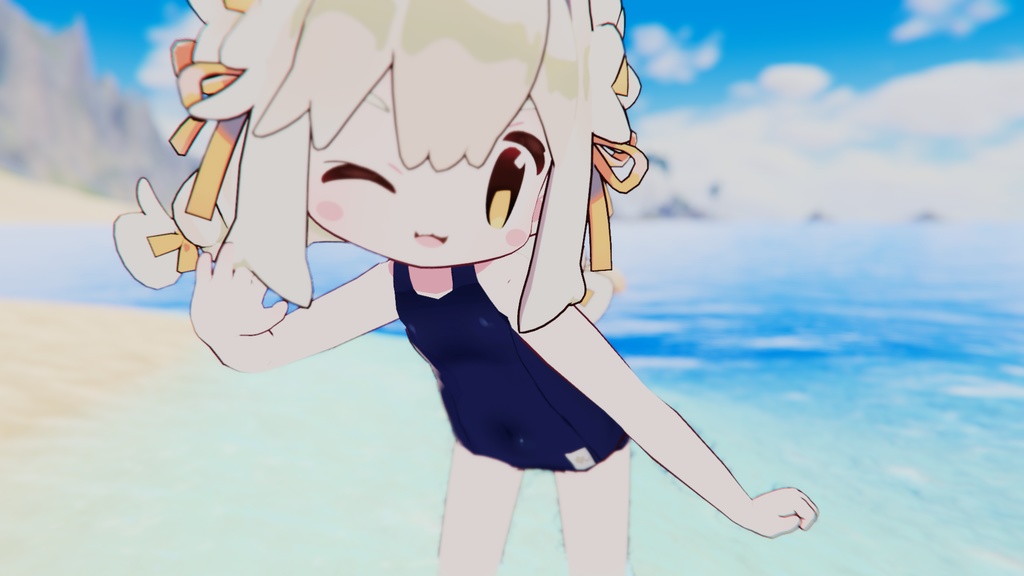 【無料】みなほし用ちゃんスク水