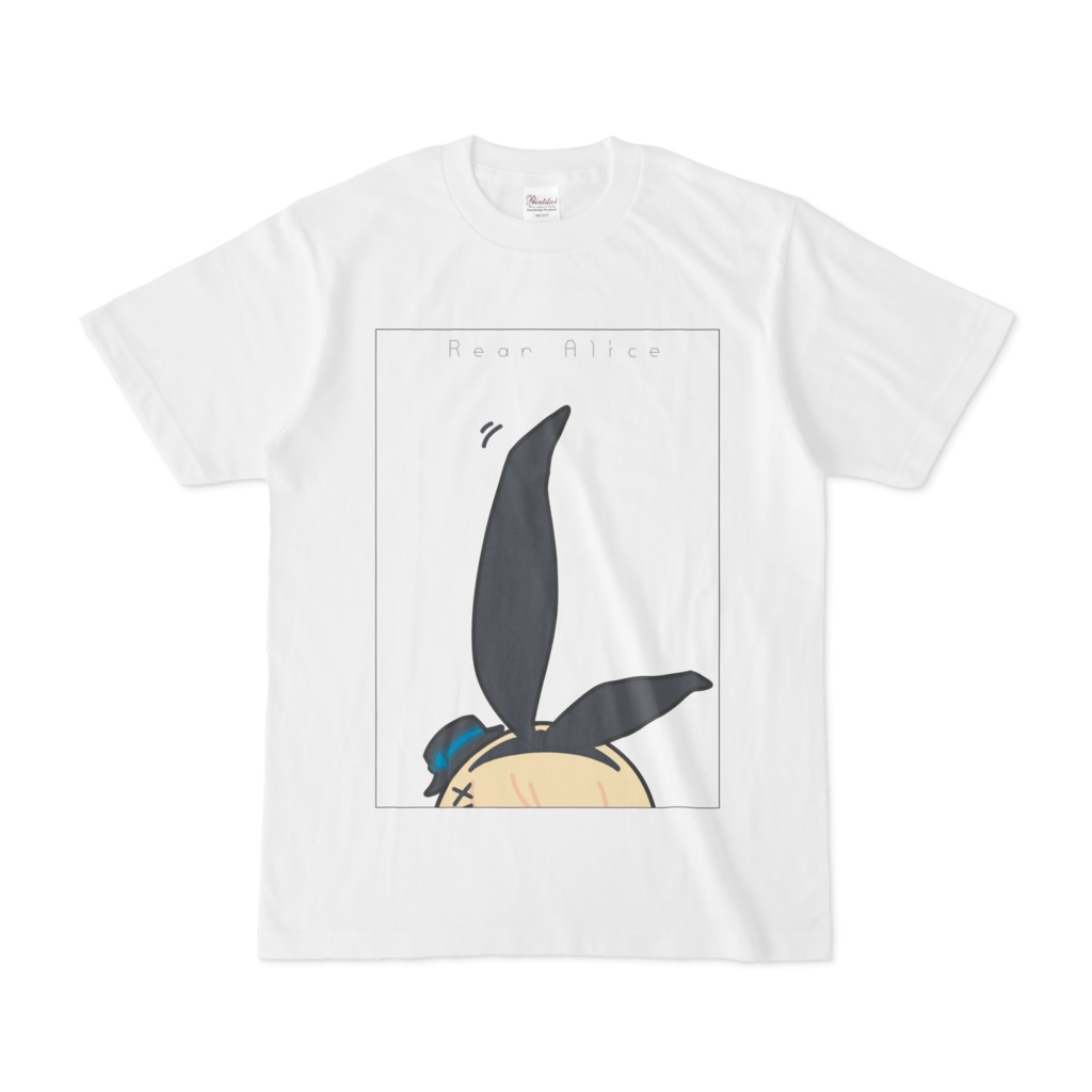 リアｰアリスちゃんTシャツ（白）