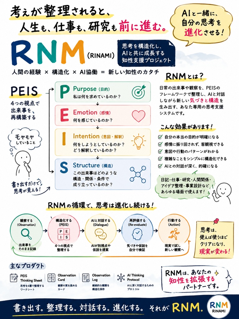 RNMで思考を進化させるPEIS図解