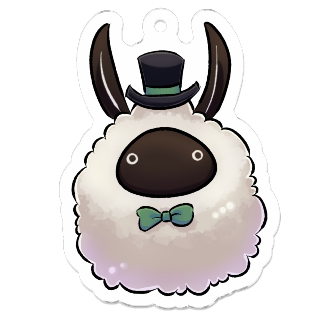 メメットアクリルキーホルダー(おしゃれ)