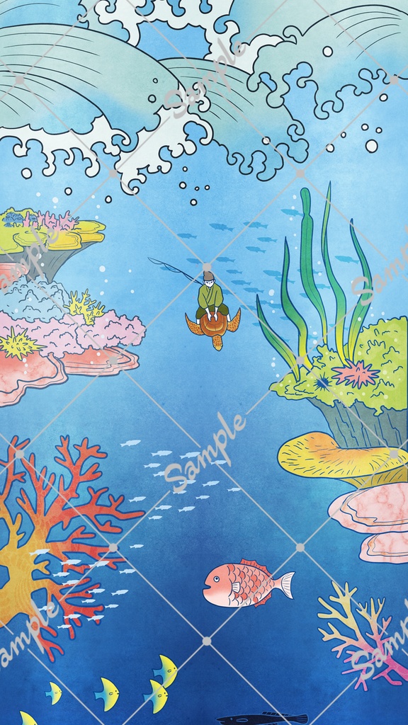 浦島太郎/Urashima Tarō (No_01~07) ※7枚セット