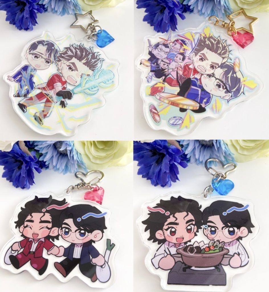 シールラリーくじ景品② アクリルキーホルダー