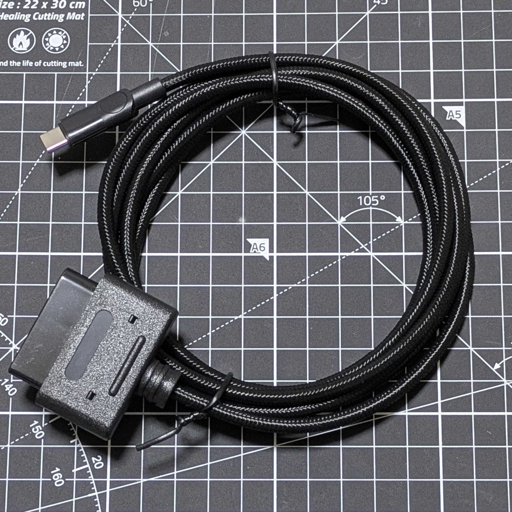 【FireBird用アクセサリー】NewFC/SFC/N64/GC対応ケーブル