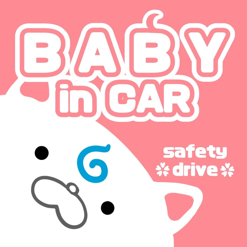【非公式】35P ドライビングマグネット(baby in car)