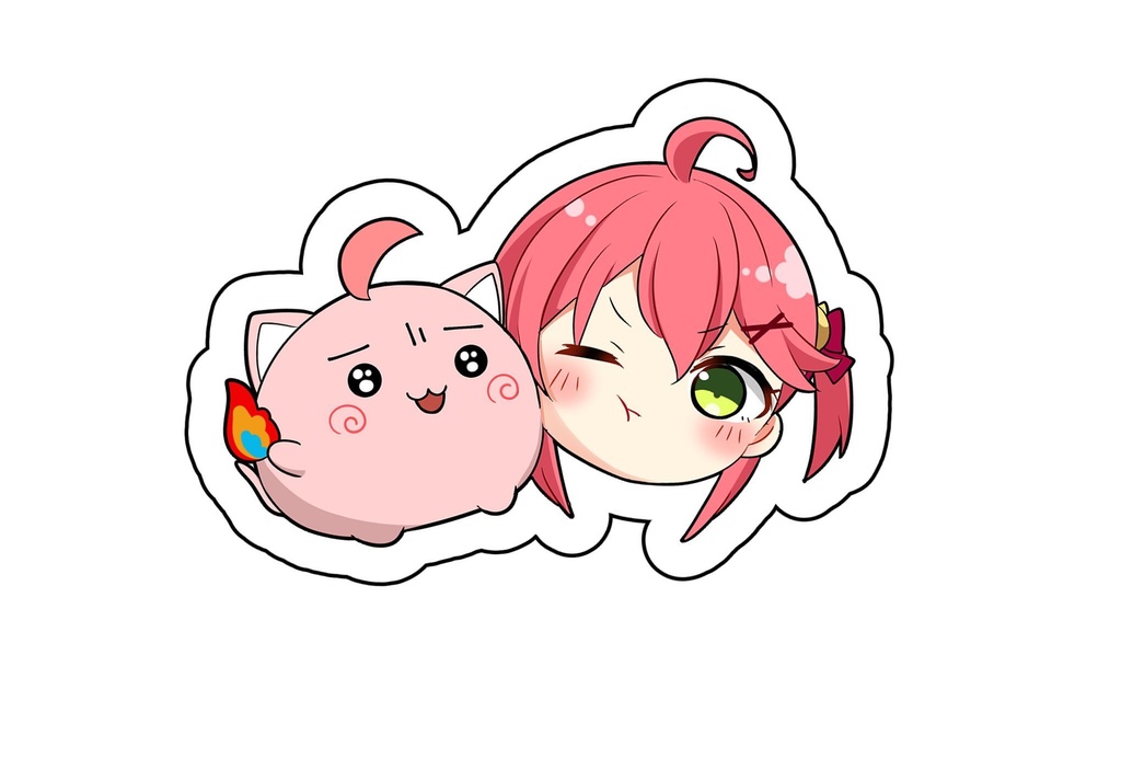 ステッカーセット(micomet、ぺこまり)