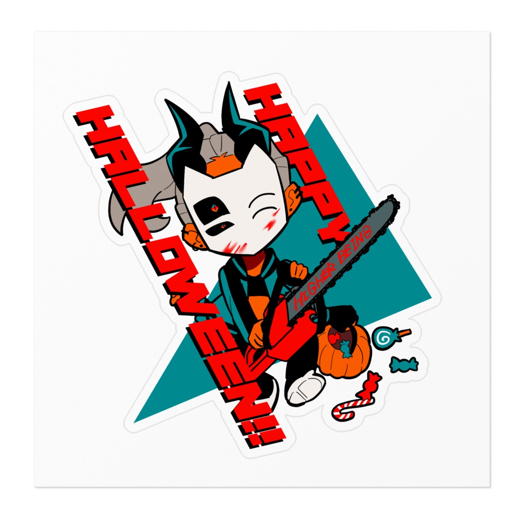 【ステッカー】2022ハロウィンステッカー【鉄乃クサリ】